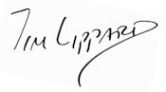 Tim Lippard Printed Signature
